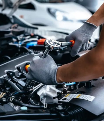 Smiling professional